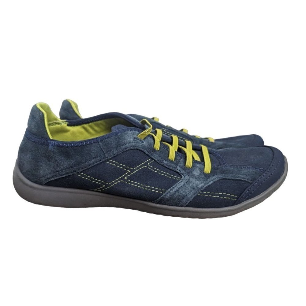 Clarks Arbor Jade Suede Leather Blue Gray Walking Shoes Women's 6 M 26104269